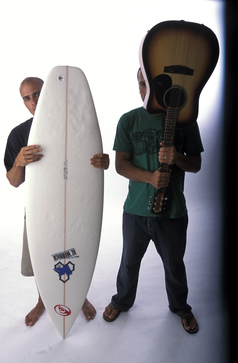Kelly Slater, Jack Johnson / portrait / Hollywood Bowl